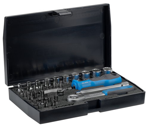 GEDORE Steckschlüssel-Satz 1/4" 37-teilig UD-IN-IS-PH-PZ-TX D 20 KMU-20