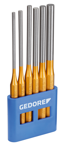 GEDORE Splinttreiber-Satz im PVC-Halter 6-teilig lange Form 119 L